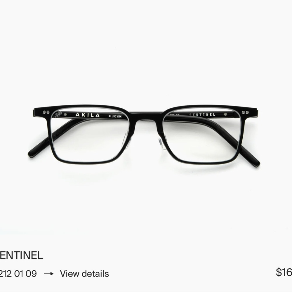 Akila Black Sentinel Eyeglasses